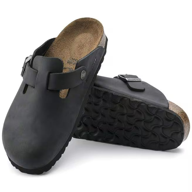Birkenstock Boston Pelle oliata