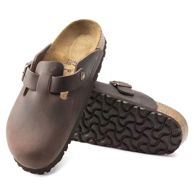 Birkenstock Boston Pelle oliata